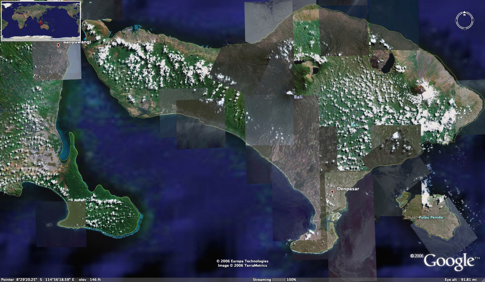 Bali Indonesia Map Islands