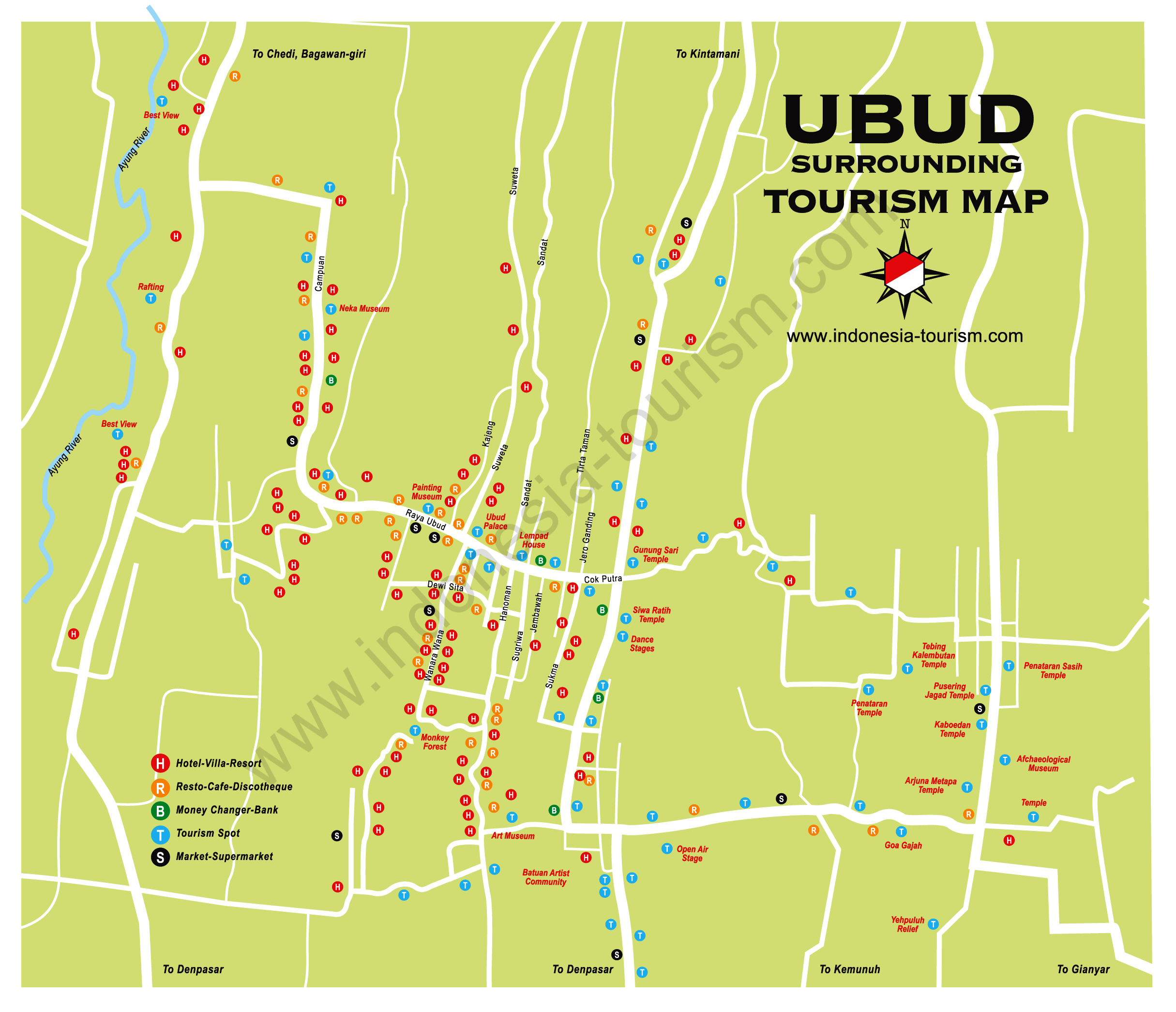 Download this Ubud Map picture