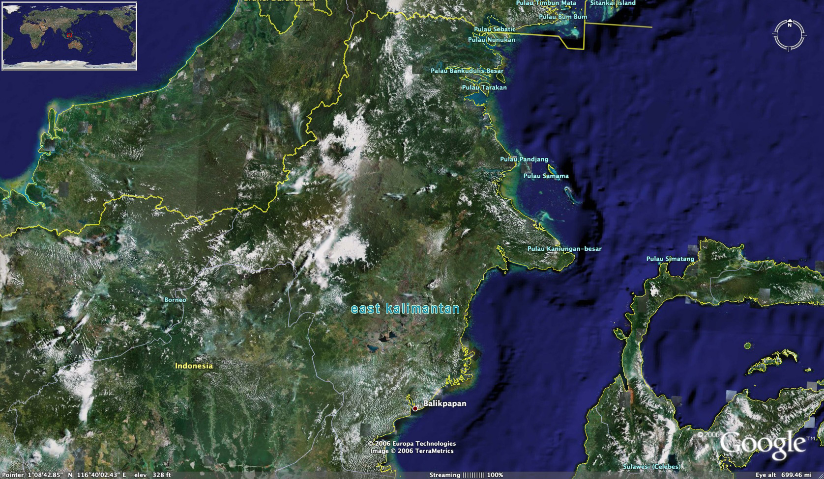 Satellite Map Malaysia