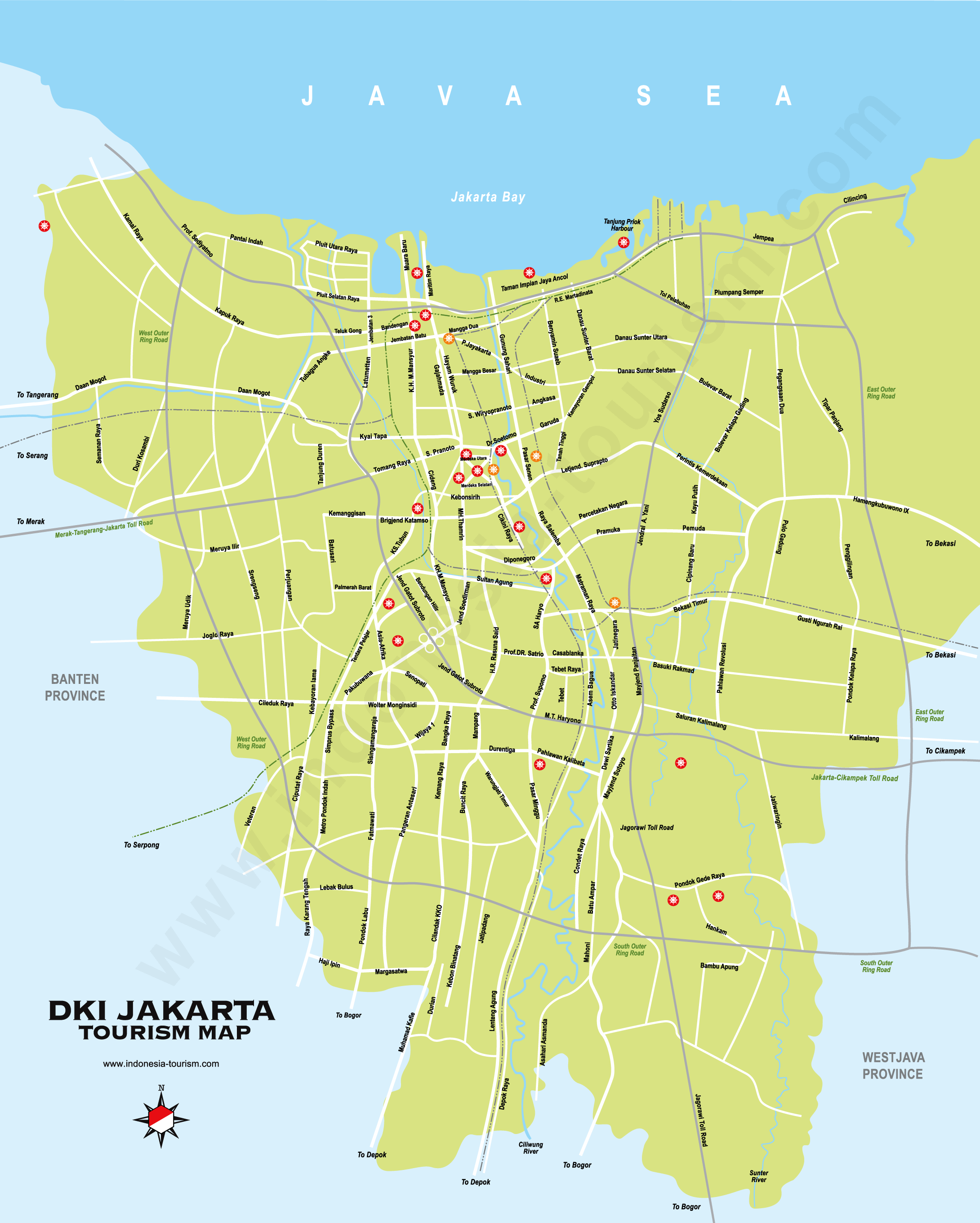 jakarta map similitude