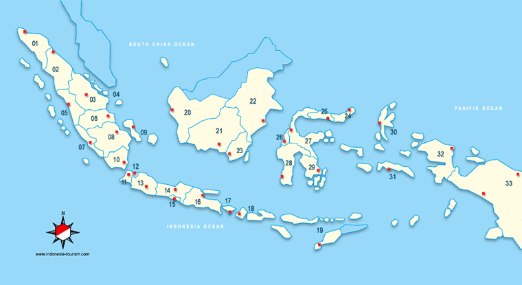 indonesia map