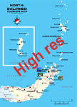 north sulawesi map