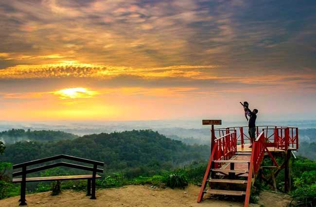 Cinta Hill in Klaten Regency, Central Java Province
