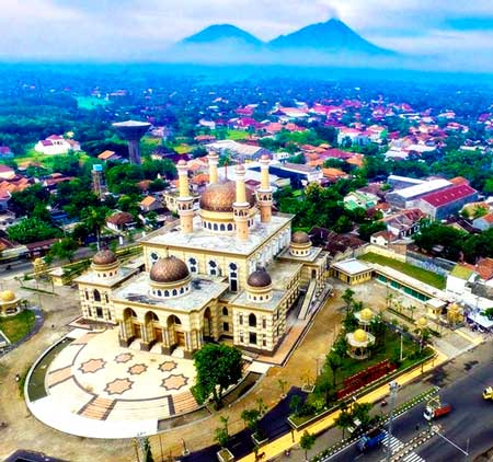 Visiting Klaten City  in Central  Java  Province