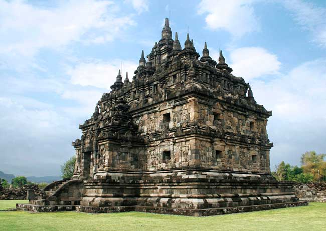 Plaosan Temple in Klaten  Regency Central Java Province
