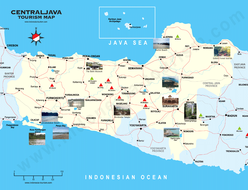 Central Java Map Peta Jawa Tengah