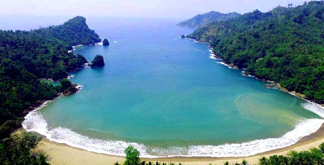 Wedi Awu Beach in Malang  City East  Java  Province