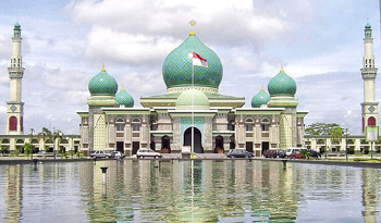 Le grand mosque de Pekanbaru 