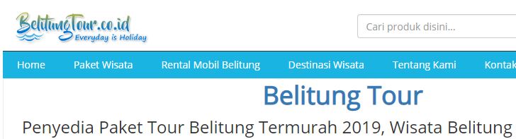 Belitung Tour