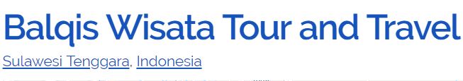 Balqis Wisata Tour and Travel